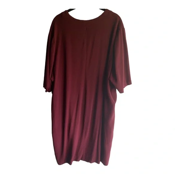 🤩Universal Standard Dress in Large! NWOT U.S. Size 22-24. Great Deep WineColor. - Picture 6 of 10
